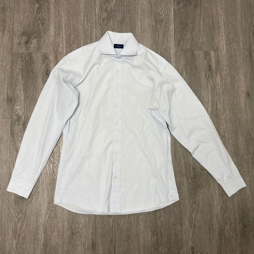 Proper Cloth Dress Shirt Mens Large Button Down Cotton Long Sleeve Spread Collar